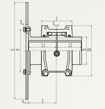 各型号福克T型蛇型弹簧联轴器特点